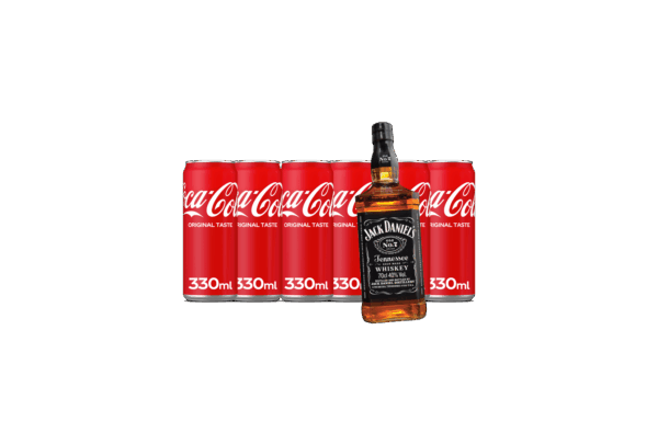 Jack Daniel's 0,7 L + Coca Cola 6 Stk.