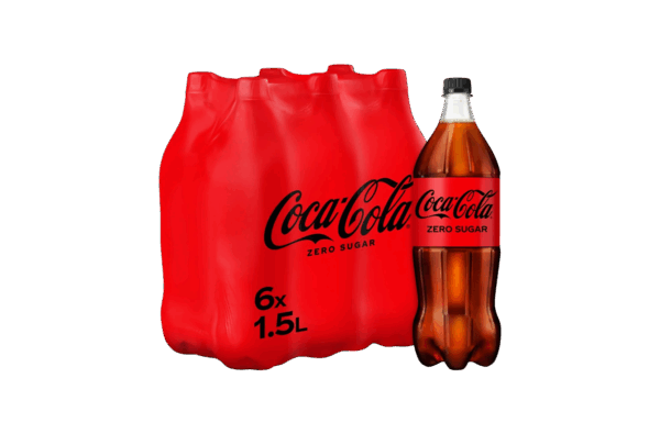Coca Cola Zero 6x 1,5 L Flasche