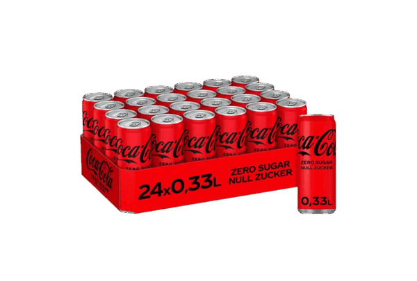 Coca Cola Zero 24x 0,33 L Dose